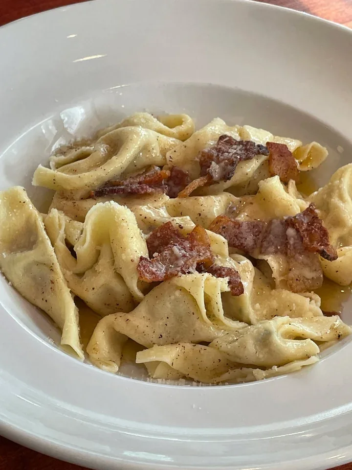 Archive view of Casoncelli alla Bresciana plated at Davanti