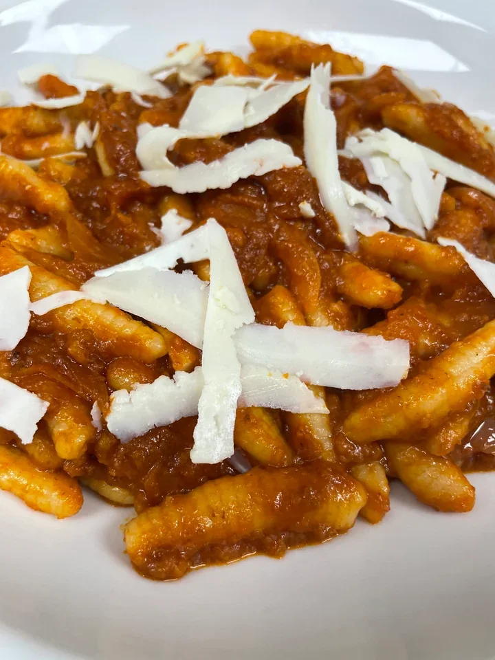 Archive view of Cavatelli alla Crotonese plated at Davanti