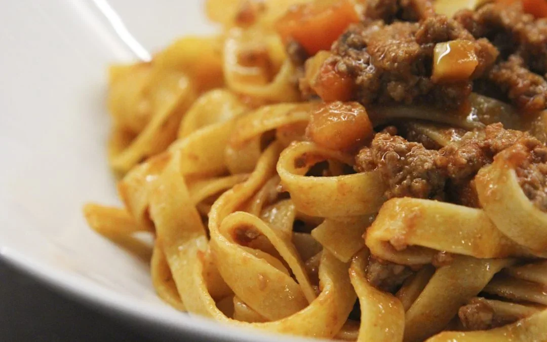 Archive view of Tagliatelle al Ragù di Cinta Senese plated at Davanti