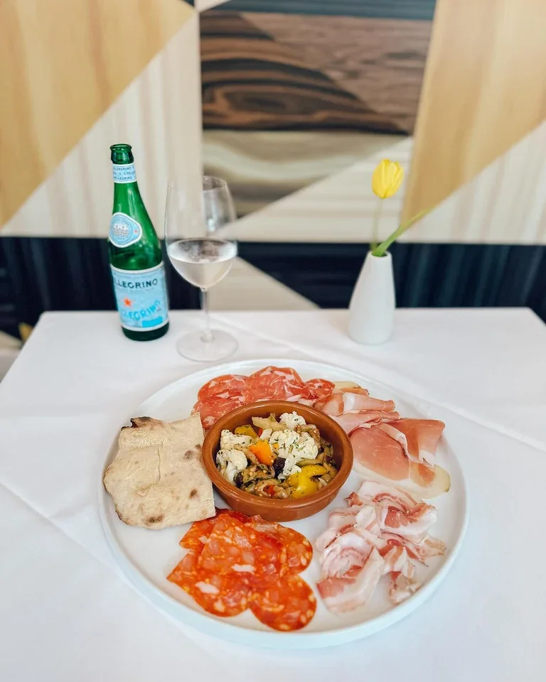 Archive view of Antipasto All’italiana con Giardiniera plated at Davanti