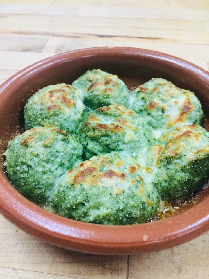 Archive view of Gnudi alla Senese plated at Davanti