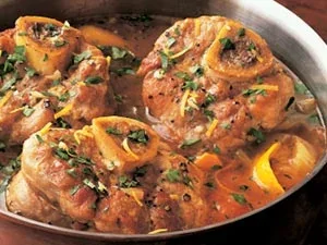 Archive view of Osso Buco con Polenta plated at Davanti