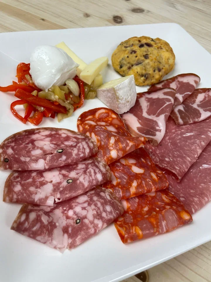 Archive view of Antipasto All’italiana plated at Davanti