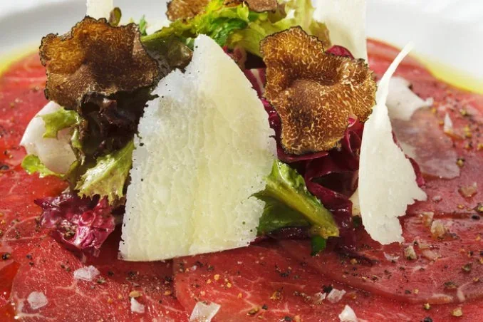 Archive view of Manzo All’albese plated at Davanti