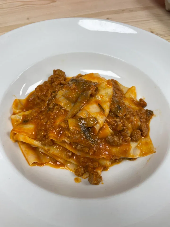 Archive view of Ravioli del Casentino plated at Davanti