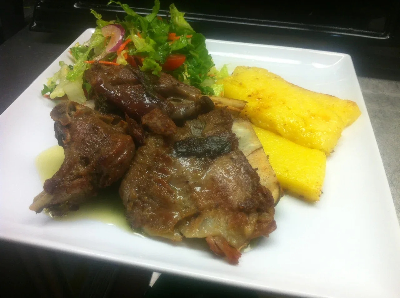 Archive view of Agnello alla Gardesana plated at Davanti