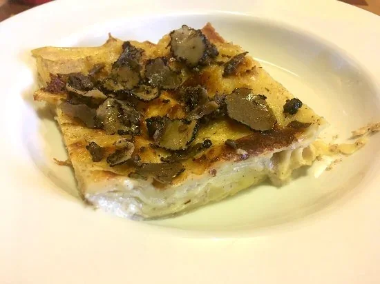 Archive view of Lasagna alla Spoletina plated at Davanti