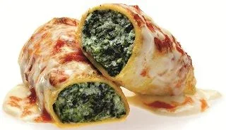 Archive view of Cannelloni alla Sorrentina plated at Davanti