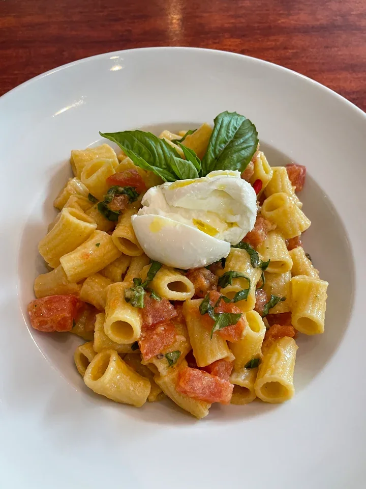 Archive view of Crudaiola alla Napoletana plated at Davanti