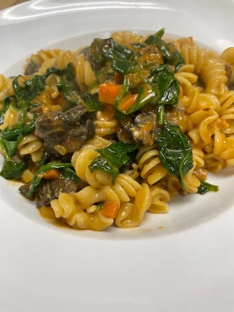 Archive view of Fusilli al Ragù di Lumache plated at Davanti