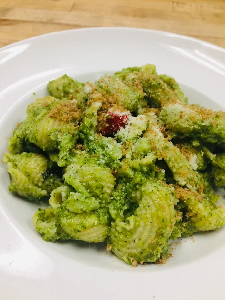 Archive view of Conchiglie con Broccoletti e Acciughe alla Siciliana plated at Davanti