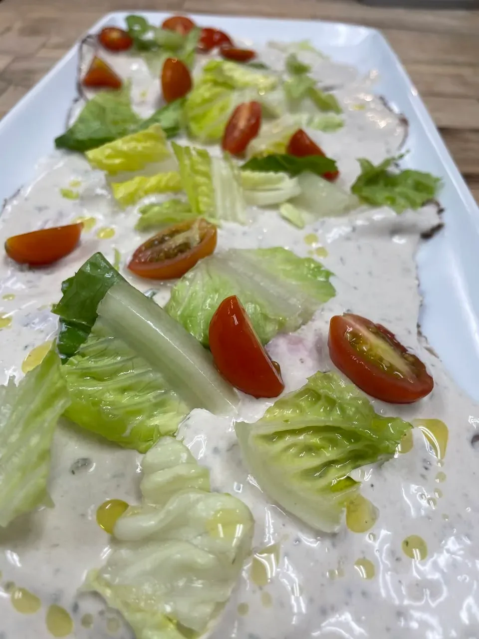 Chilled sliced veal with tuna, anchovy and caper sauce at Davanti