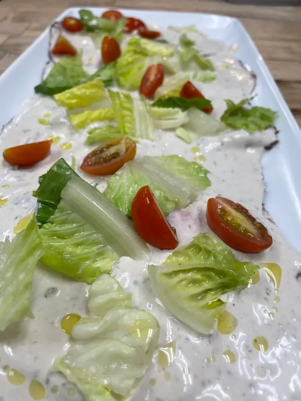 Chilled sliced veal with tuna, anchovy and caper sauce at Davanti